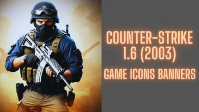 Counter-Strike 1.6 (2003) Game Icons Banners