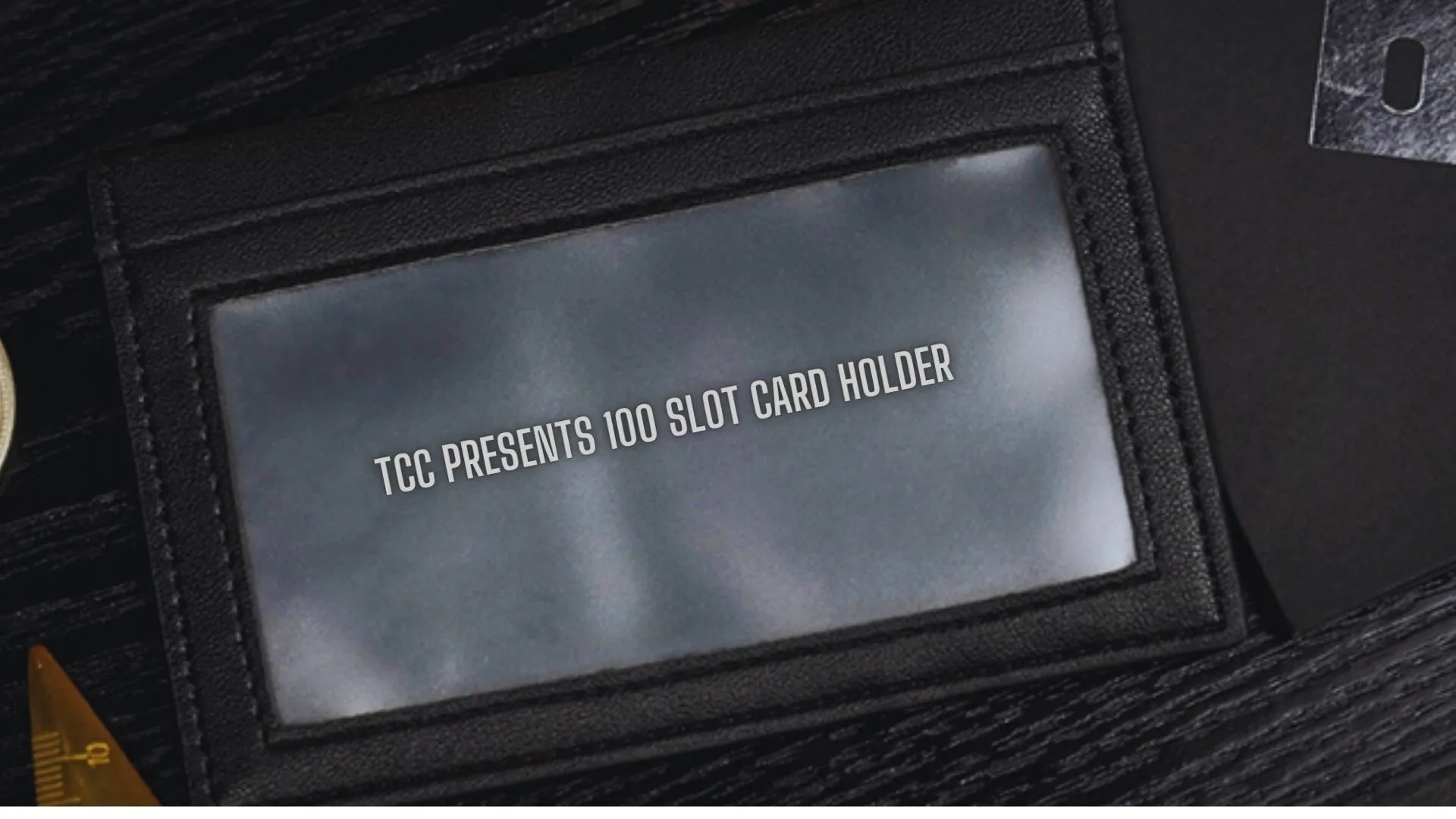 tcc presents 100 slot card holder